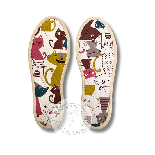 Plantilla de Canela Infantil con Diseño Gatitos